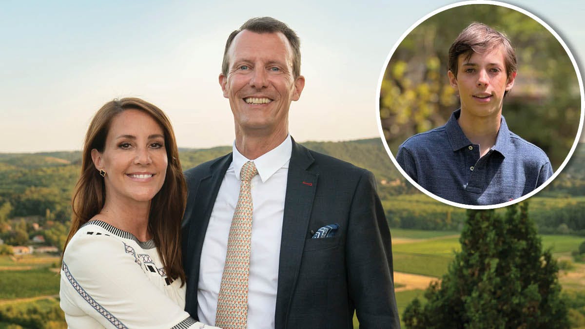 Prinsesse Marie og prins Joachim, indsat: Grev Henrik. 