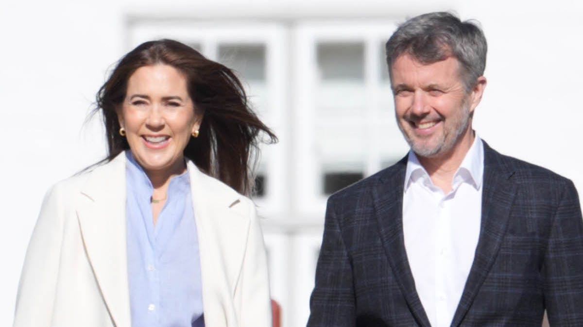 Dronning Mary og kong Frederik.