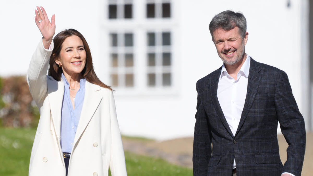 Dronning Mary og kong Frederik.