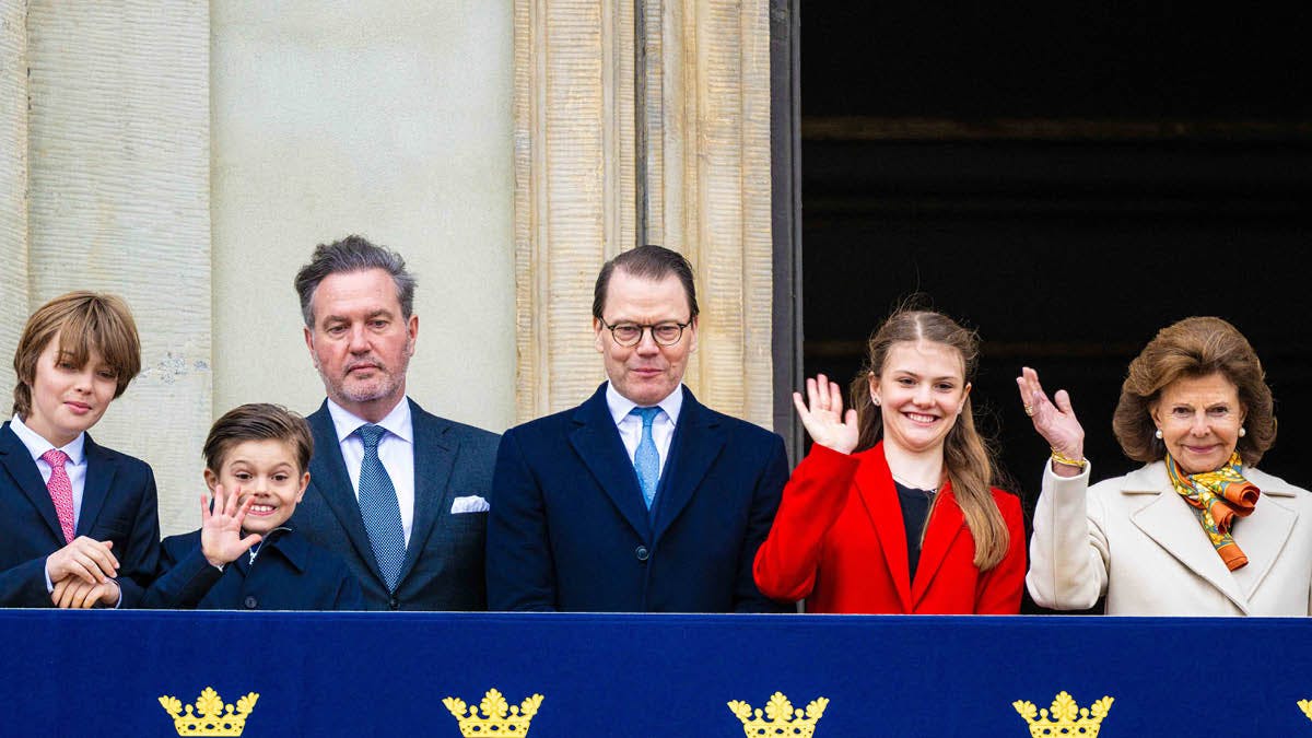 En del af den svenske kongefamilie. 