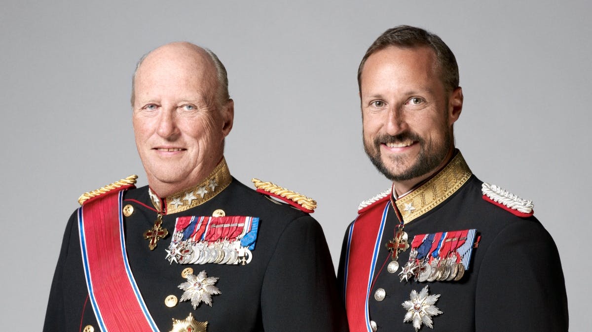 Kong Harald og kronprins Haakon.