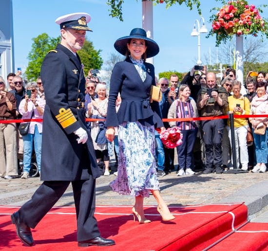 Kong Frederik og dronning Mary.