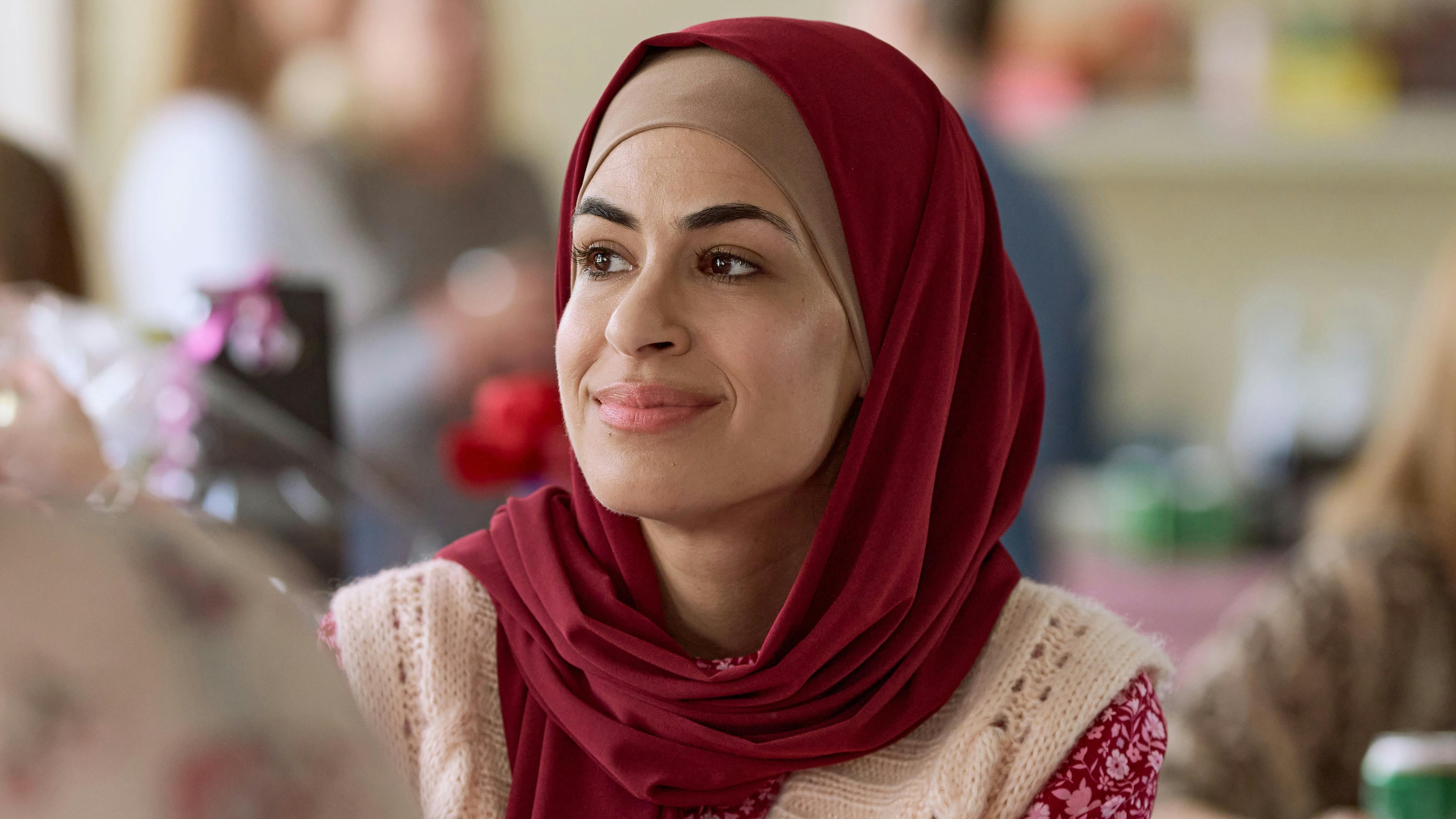 Yasmin Mahmoud spiller Khalida i TV 2-serien "Løgnen". 