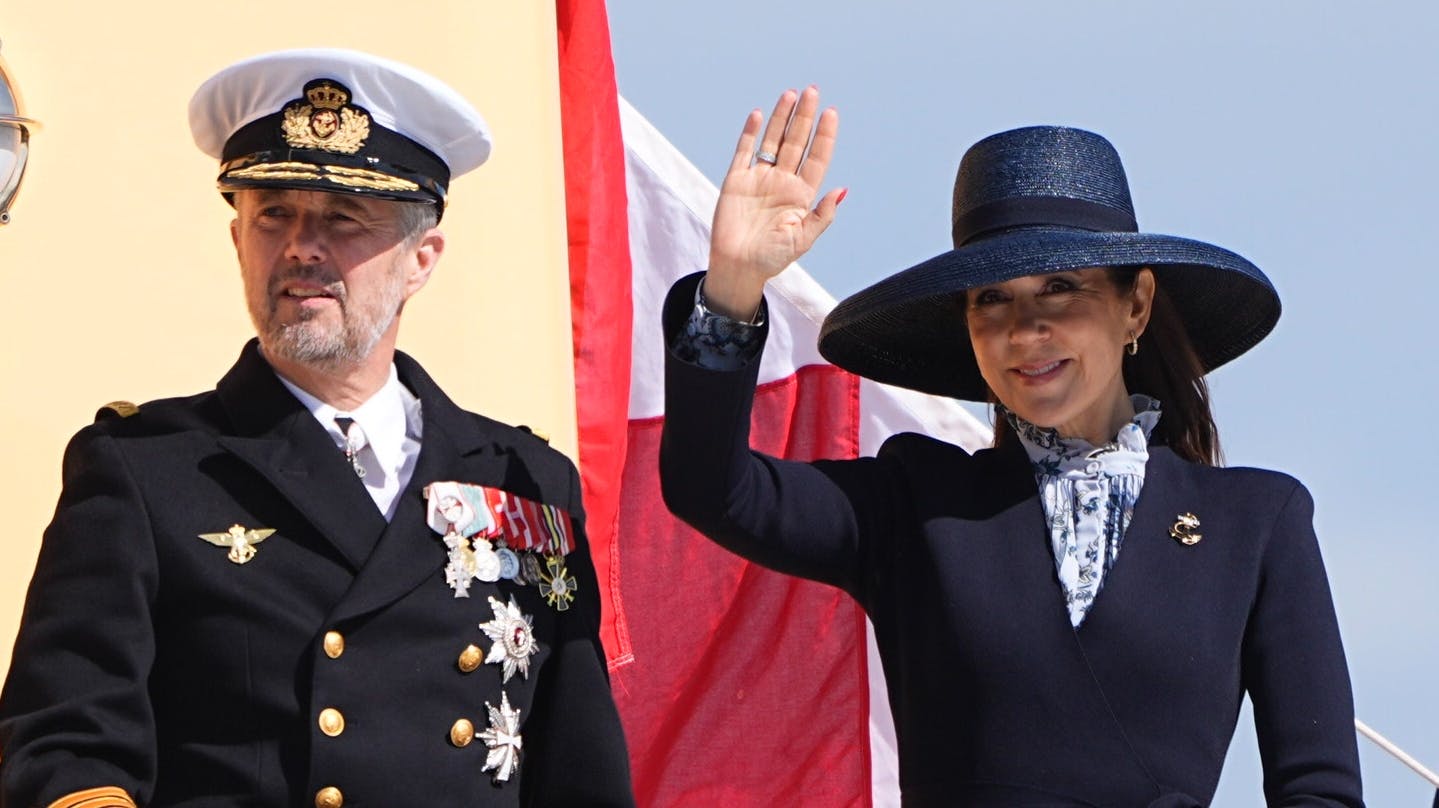 Kong Frederik og dronning Mary.