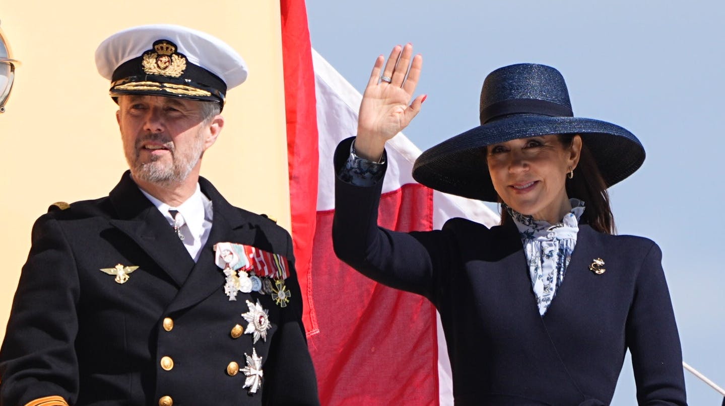 Kong Frederik og dronning Mary.