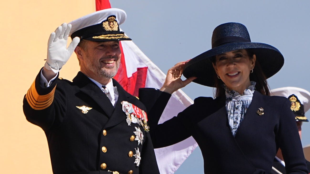 Kong Frederik og dronning Mary.