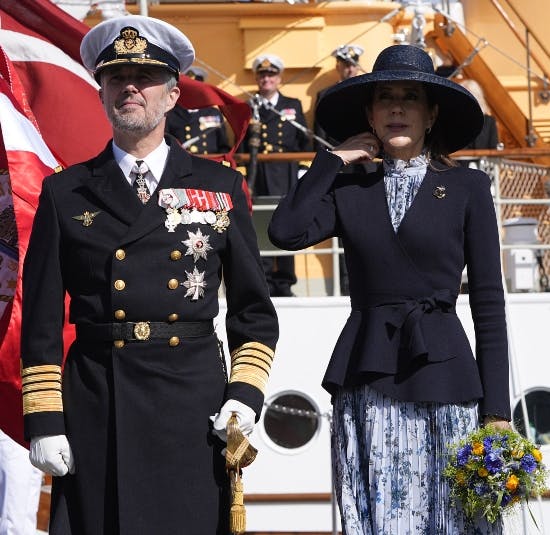 Kong Frederik og dronning Mary.