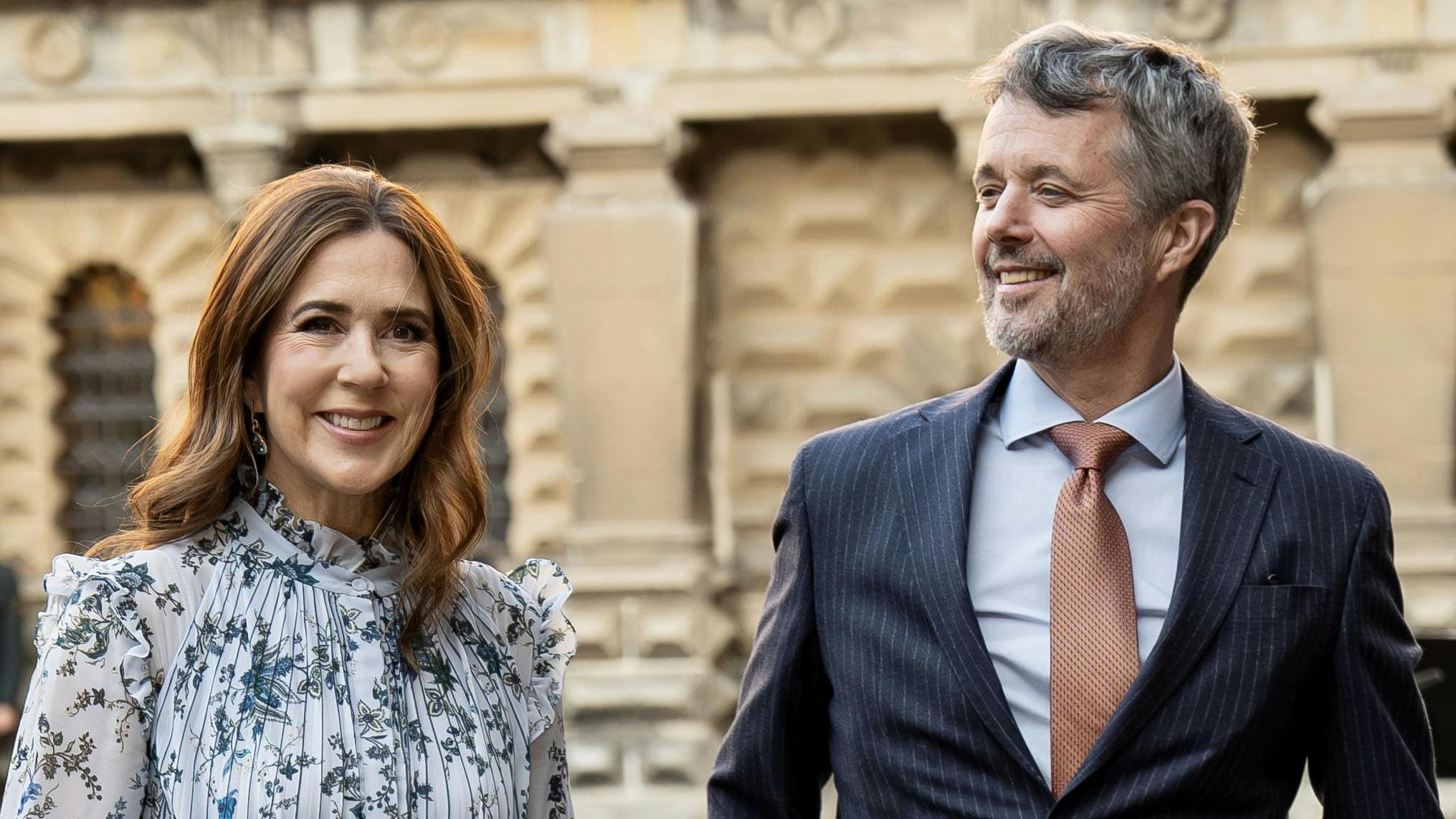 Dronning Mary og kong Frederik.&nbsp;