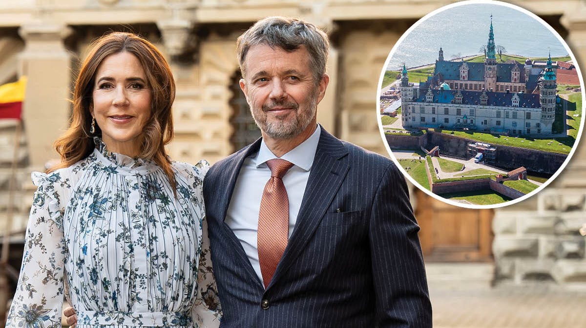 Dronning Mary og kong Frederik.