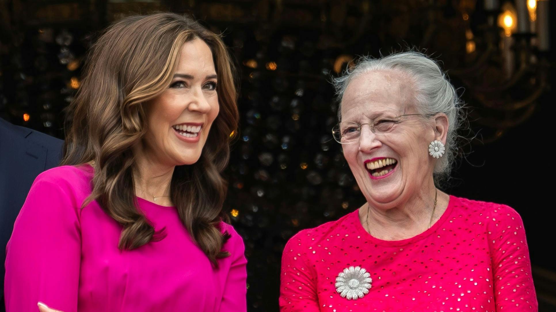 Dronning Mary og dronning Margrethe.