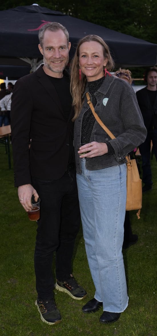 Sara Lygum og Jonas Kromann-Larsen.