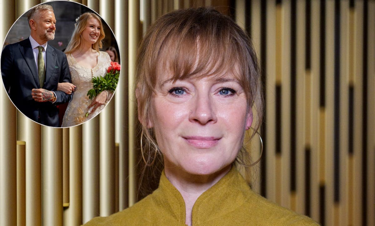Iben Hjejle samt Casper Christensen og datteren Cajsa&nbsp;