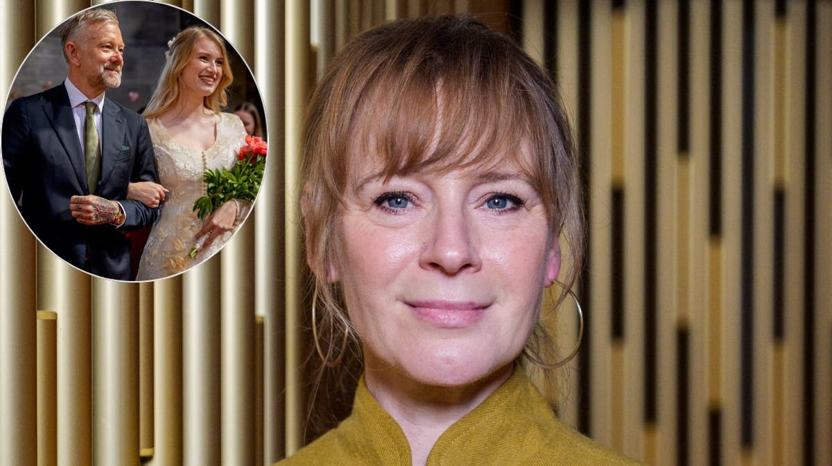 Iben Hjejle samt Casper Christensen og datteren Cajsa 