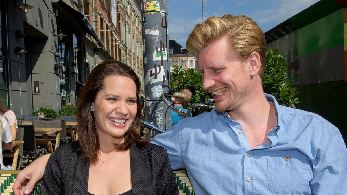 Amalie Dollerup og Andreas Jebro.