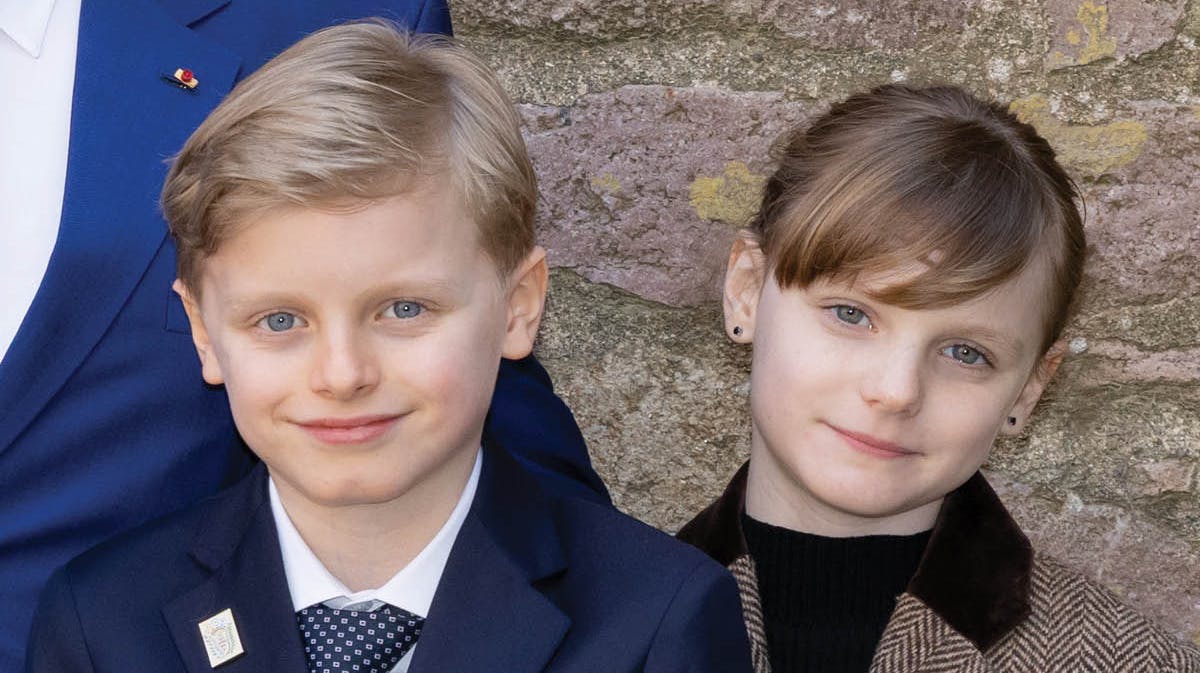 Prins Jacques og prinsesse Gabriella af Monaco.