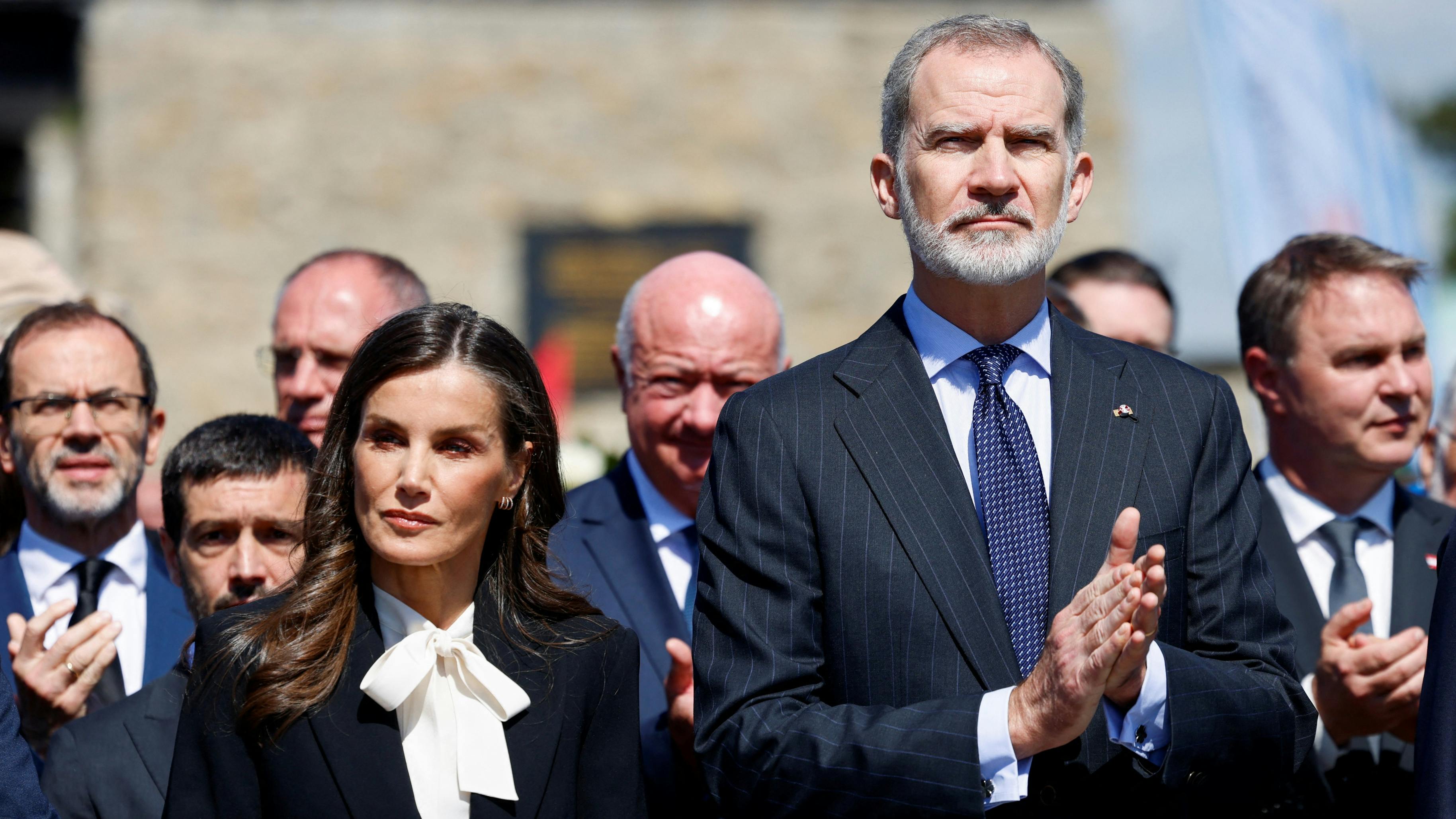 Dronning Letizia og kong Felipe.&nbsp;