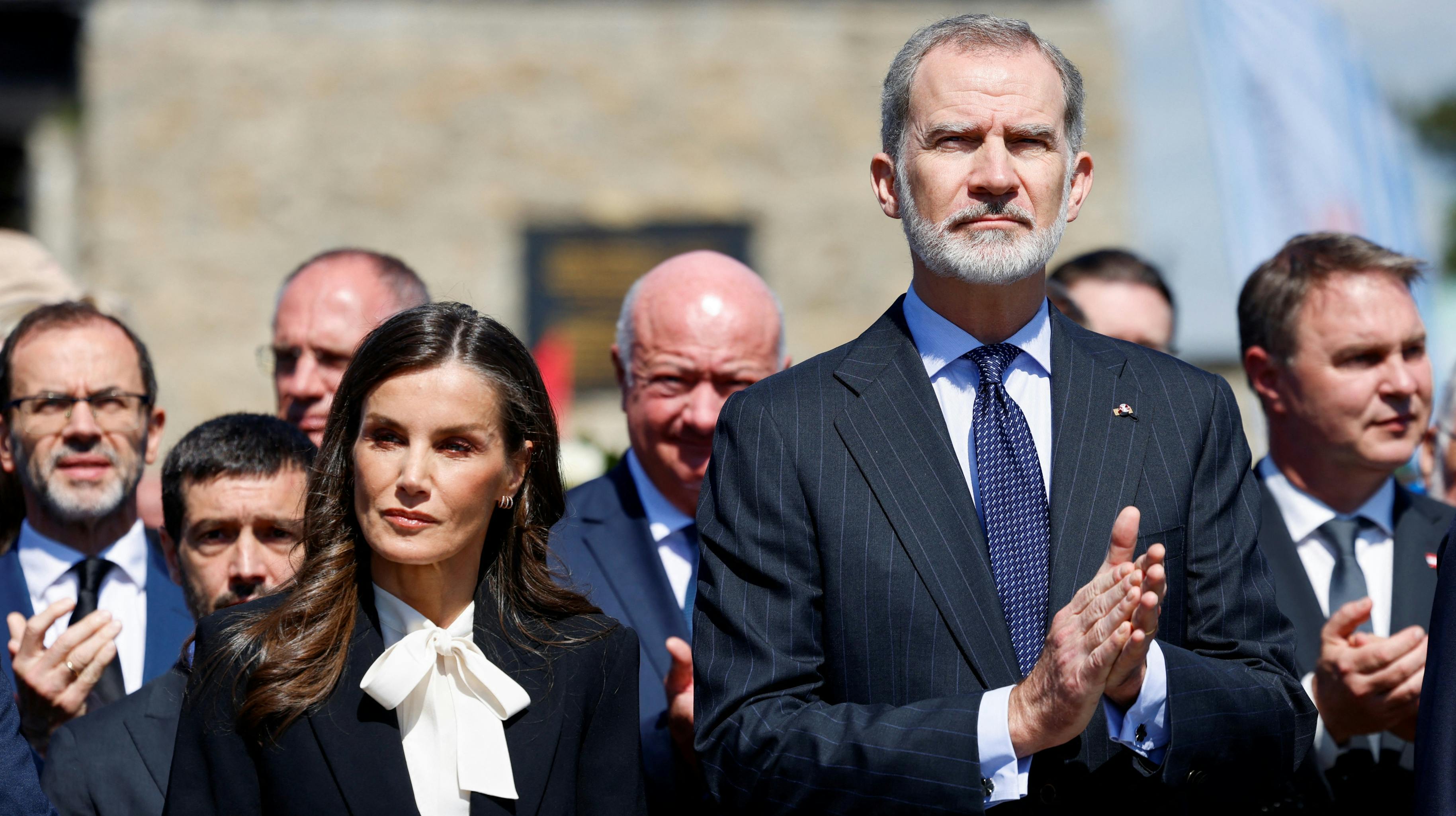 Dronning Letizia og kong Felipe. 