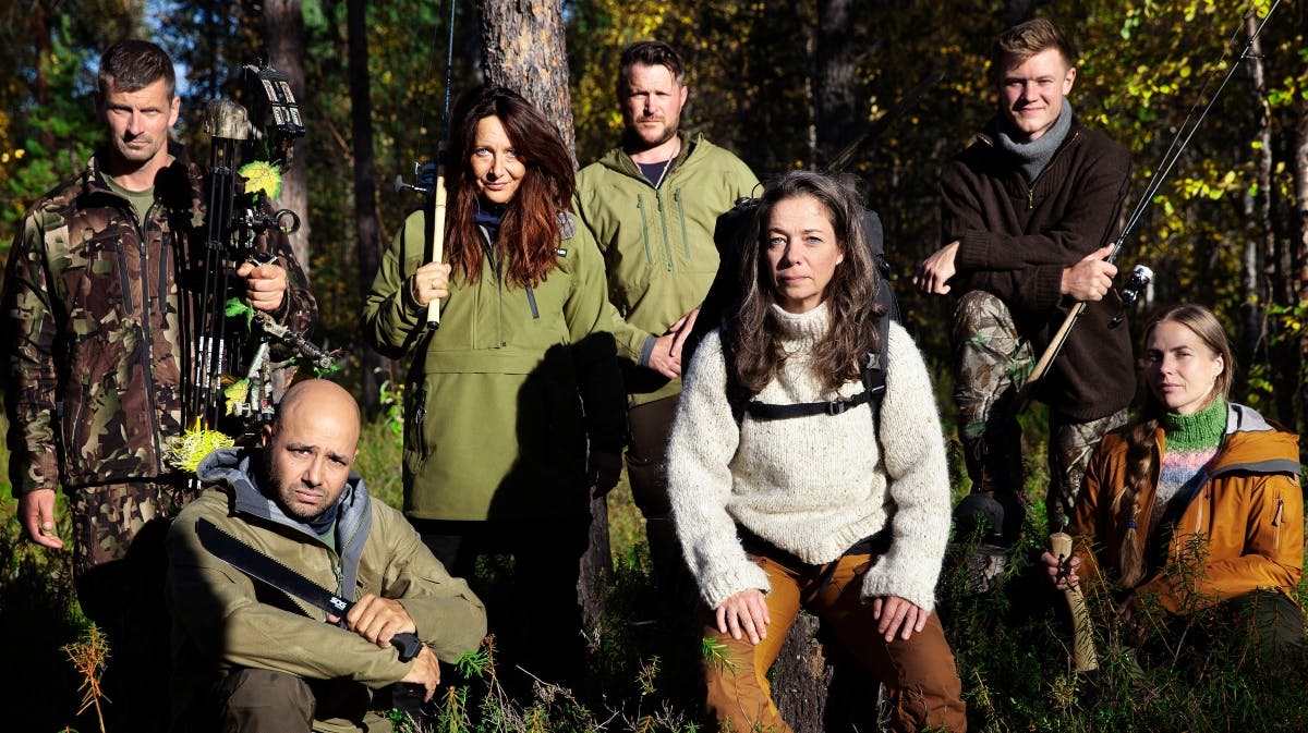 "Alene i vildmarken". 