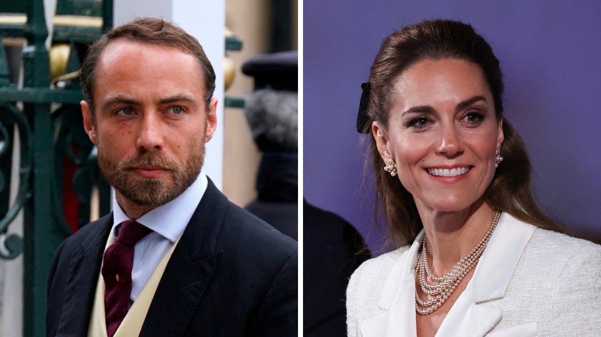 James Middleton og prinsesse Catherine. 