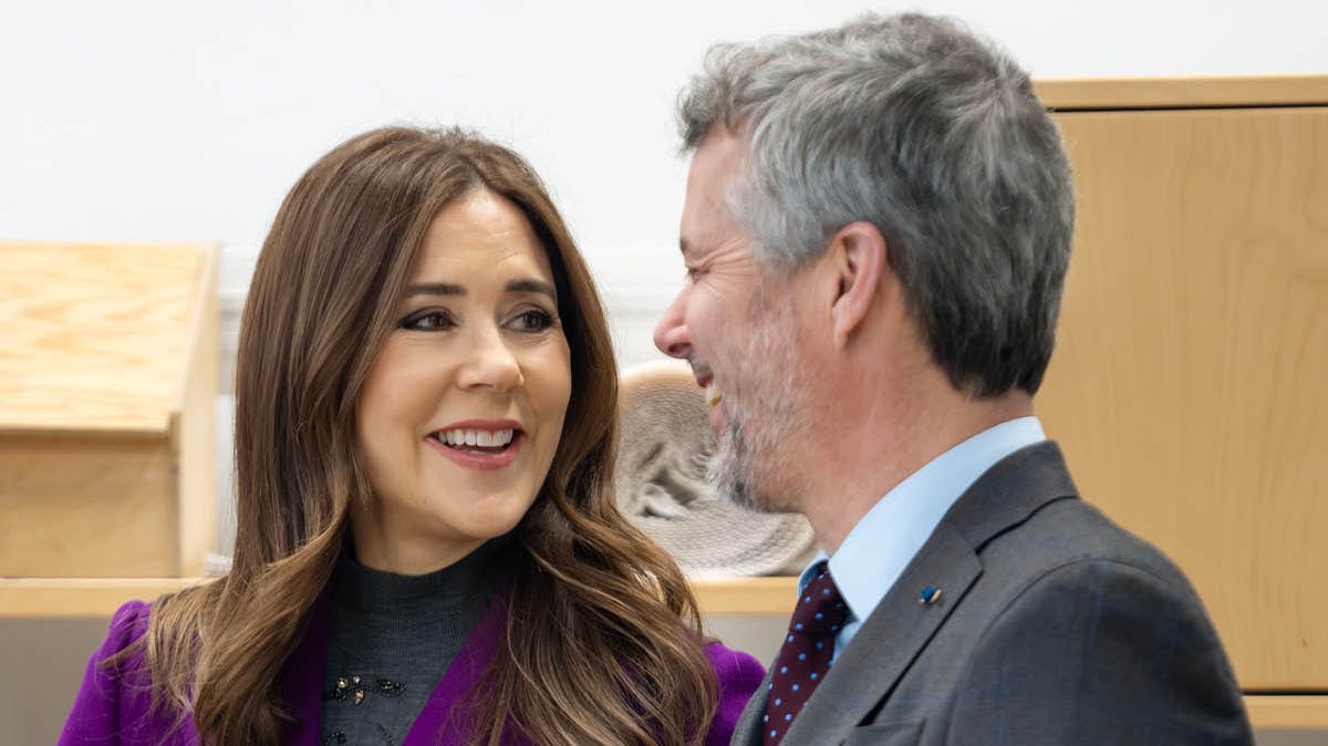 Dronning Mary og kong Frederik.