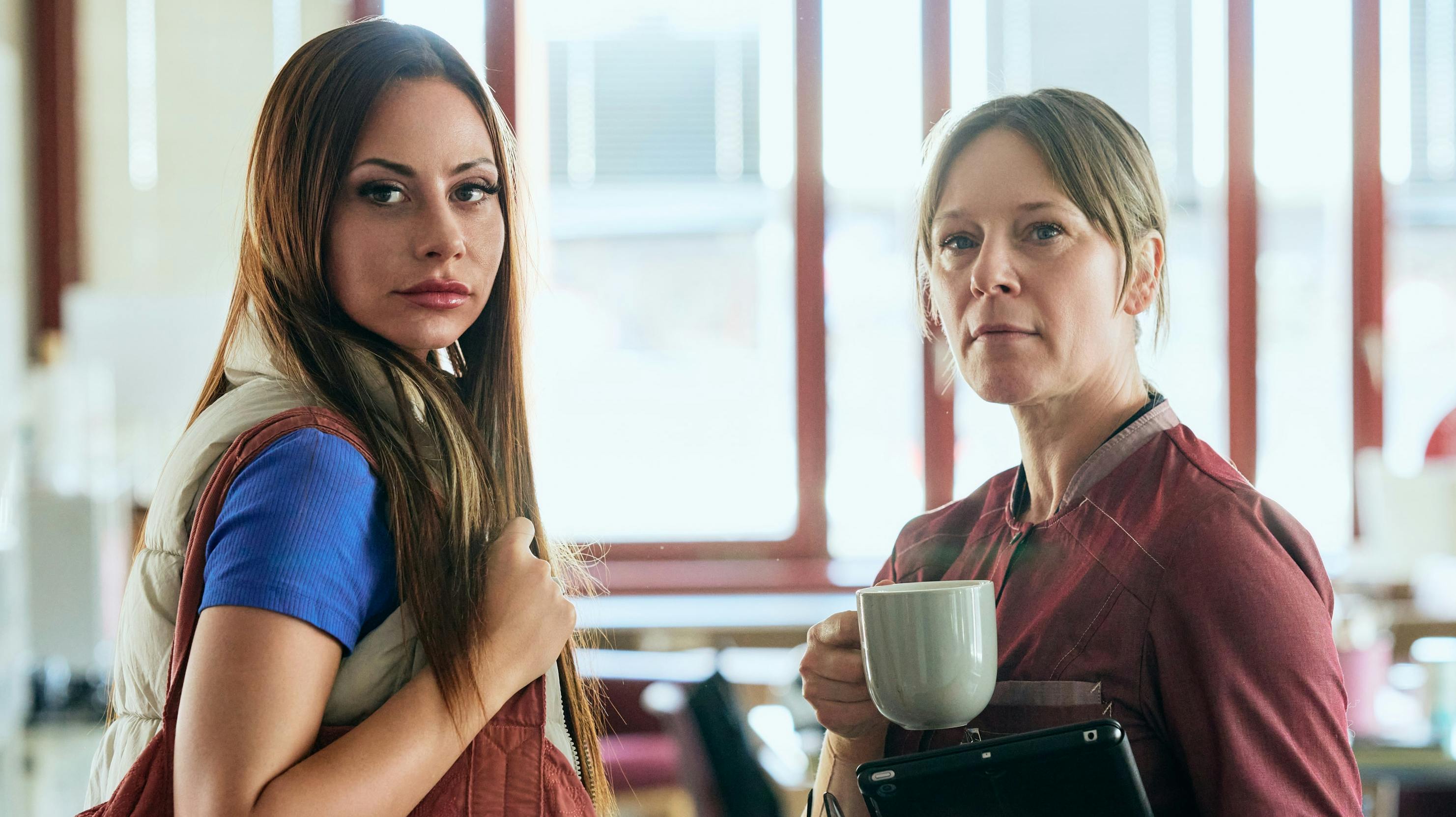 Tessa og Iben Hjejle i TV 2-serien "Løgnen".