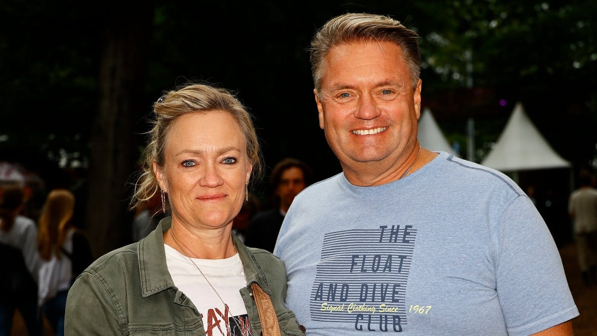 Johnny Hansen med fru Gitte.