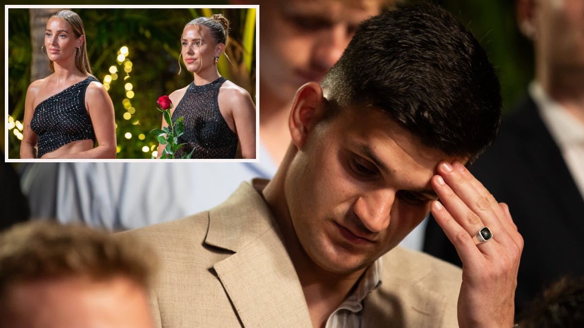 Mai og Emma samt Dimitrije i "Bachelorette"