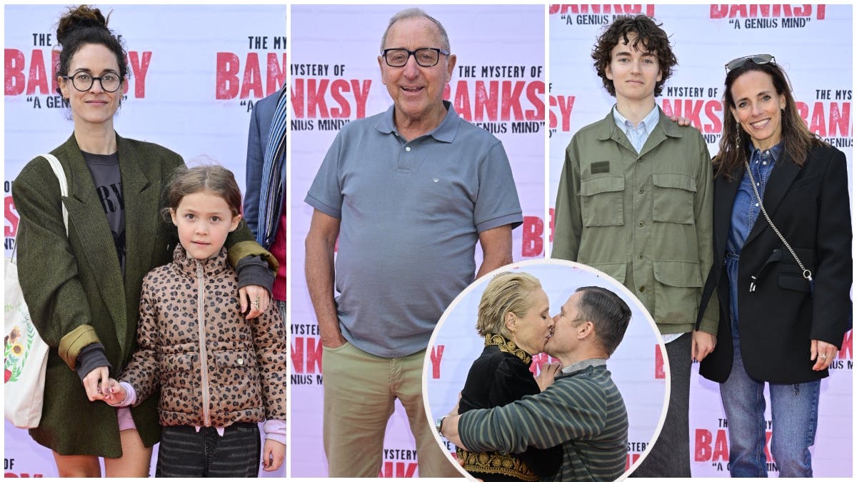 Kendte gæster til åbningen af udstillingen "The Mystery of Banksy – A Genius Mind"