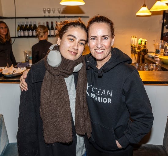 Camilla Miehe-Renard med datteren Sophy.