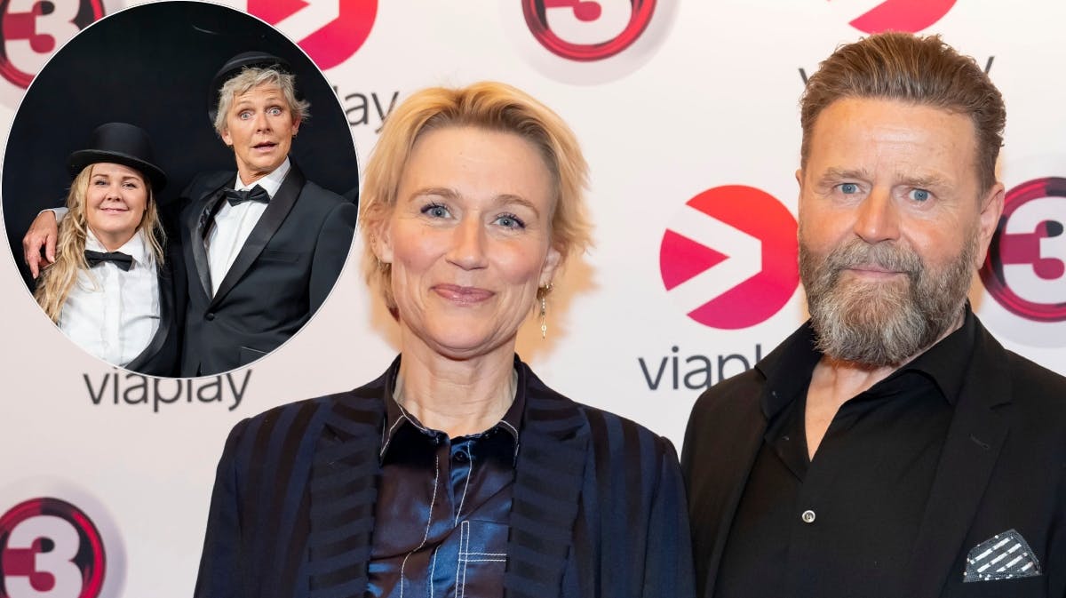 Xenia Lach-Nielsen og Peter Gantzler samt Linda P og Søs Egelind. 