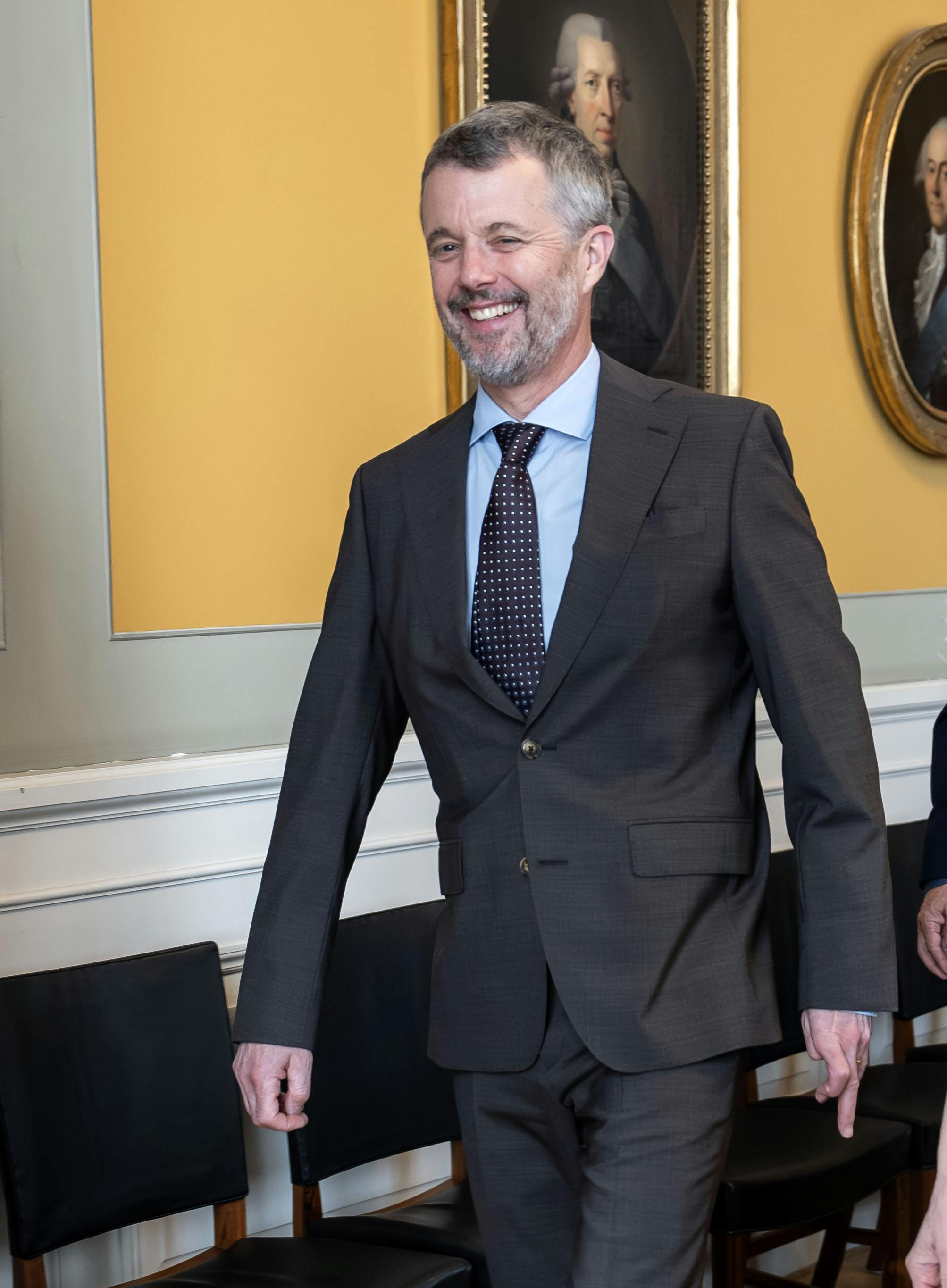 Der er ingen tvivl om, at kronprins Christian har arvet Frederiks smil. 