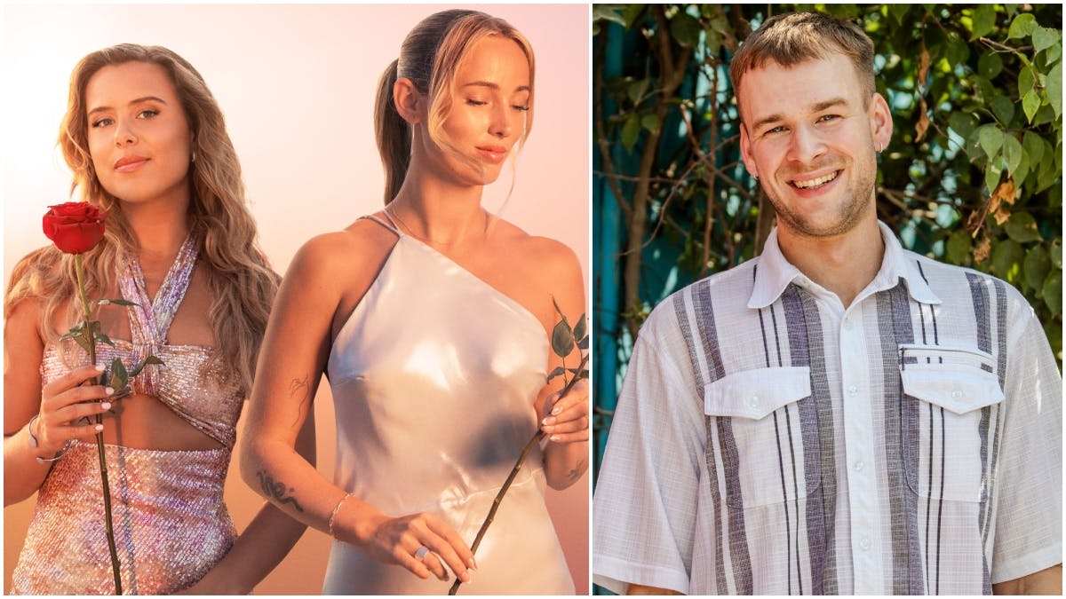 Emma og Mai samt Anton i "Bachelorette"