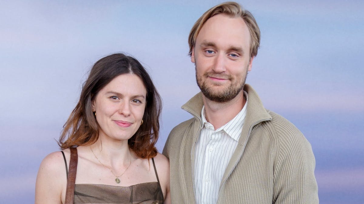 Lue Støvelbæk og kæresten Josefine