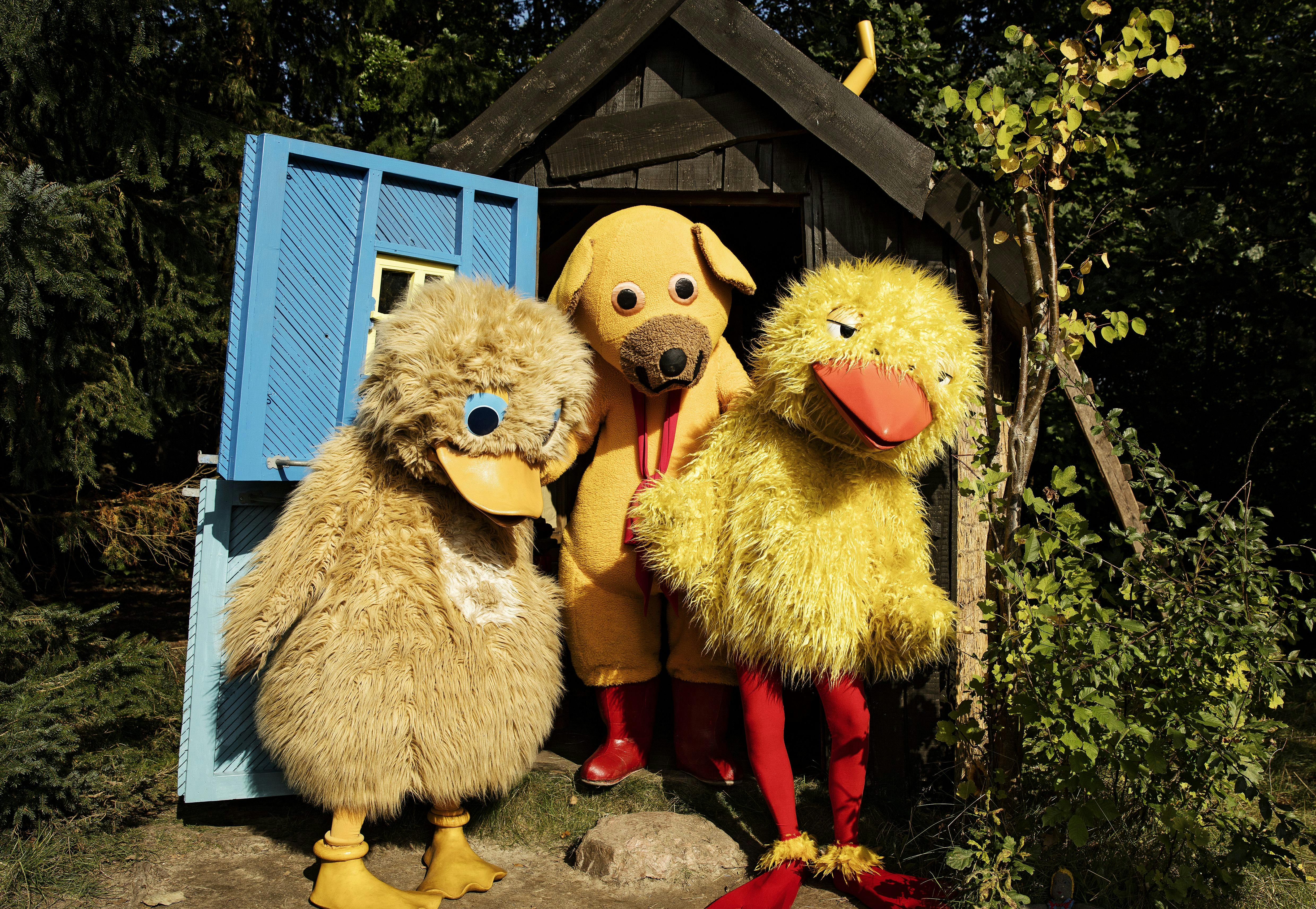 Ælling, Bamse og Kylling.