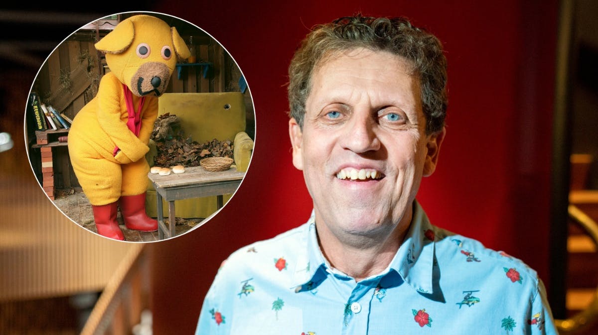 Bamse og Søren Hauch-Fausbøll.