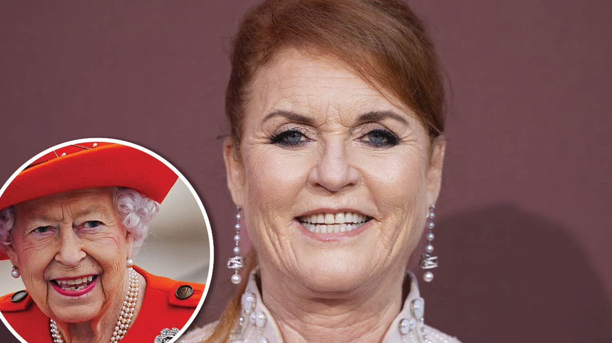 Hertuginde Sarah. Indsat: Dronning Elizabeth