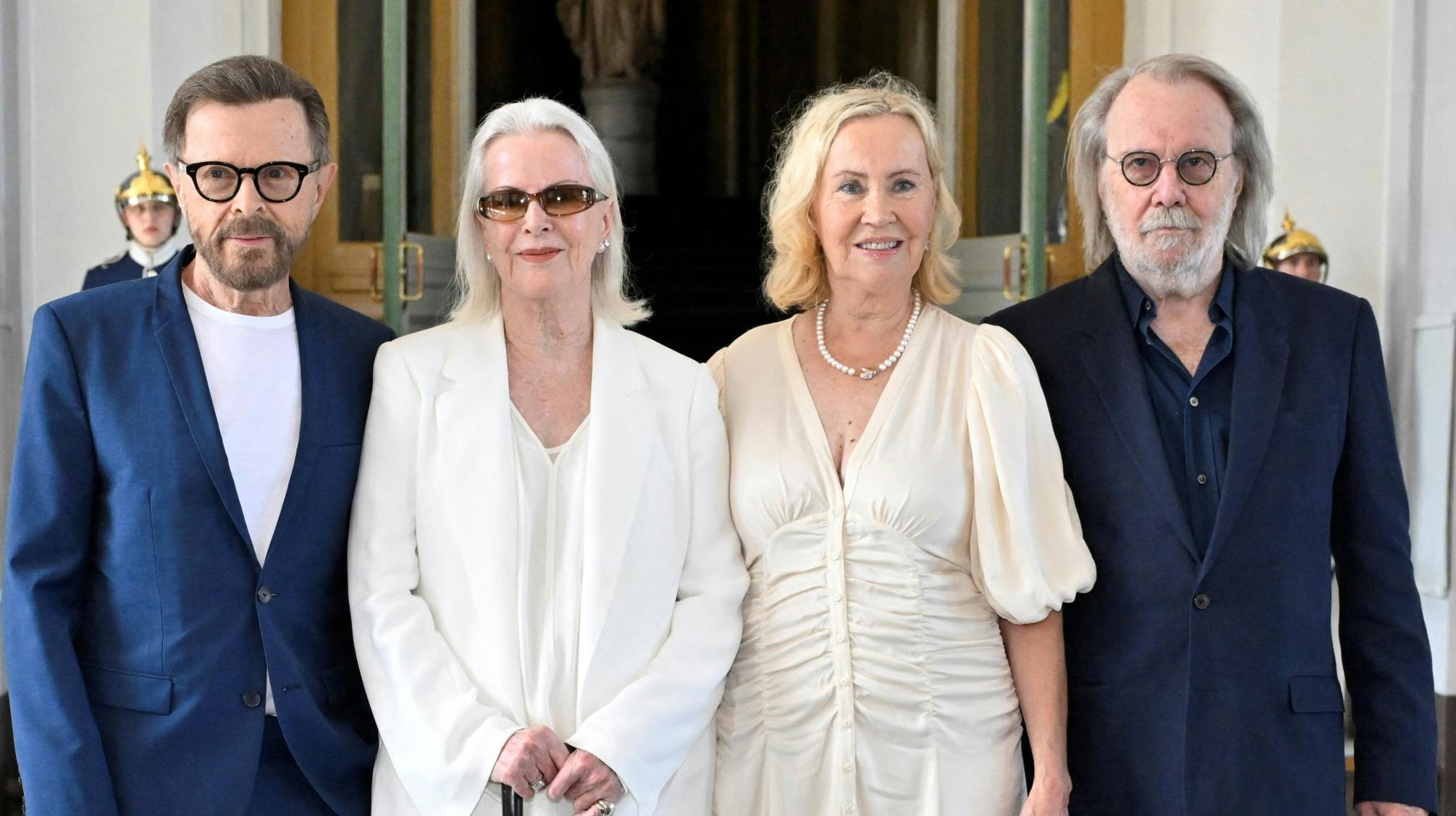  Bjorn Ulvaeus, Anni-Frid Lyngstad, Agnetha Faltskog og Benny Andersson. 