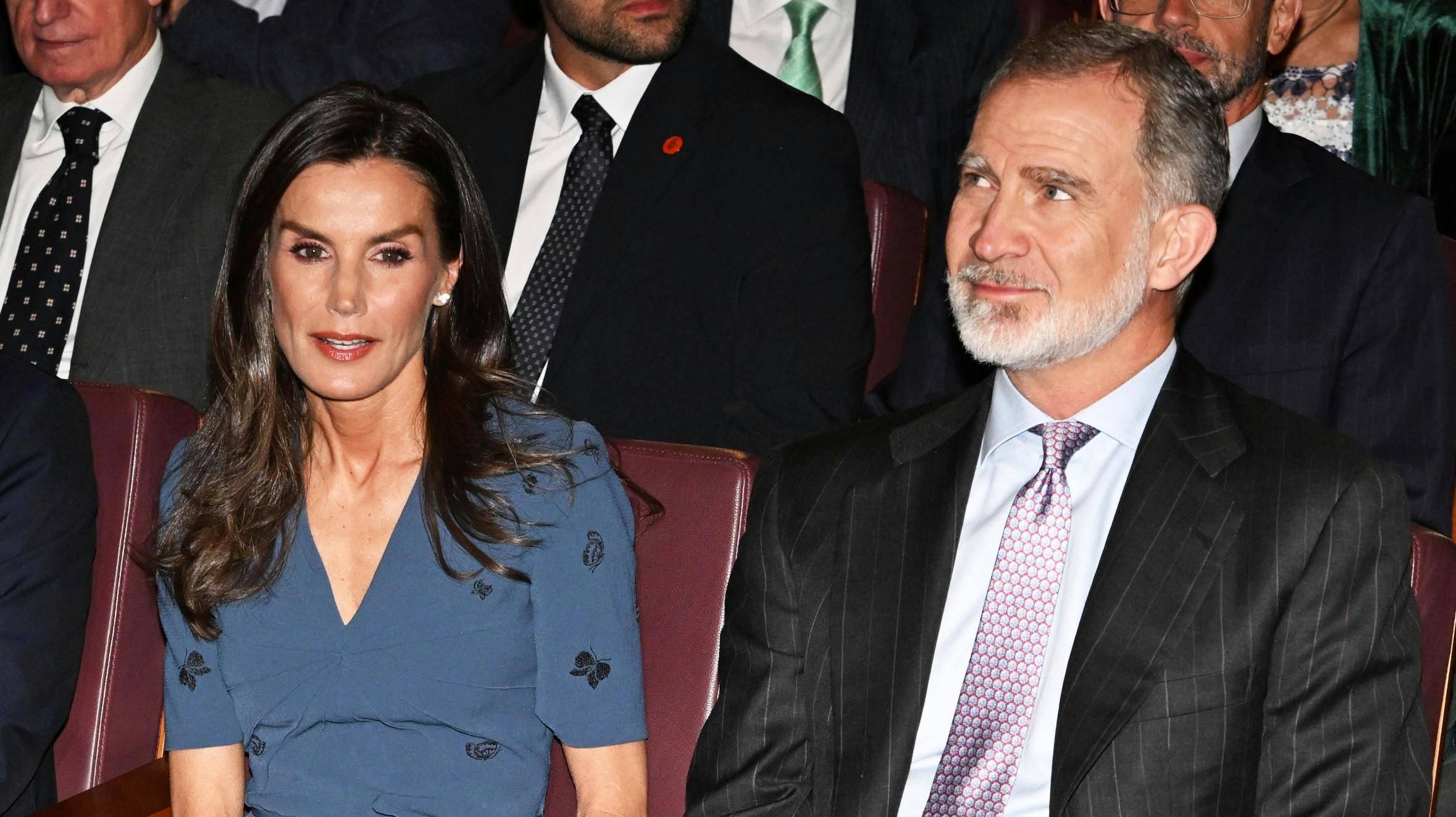 Dronning Letizia og kong Felipe. 