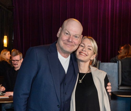Andreas Bo Pedersen med fruen Katrine Wadil.