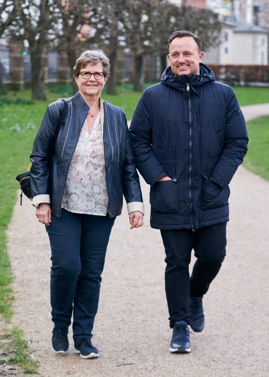 Thomas Evers Poulsen og mor Jonna.