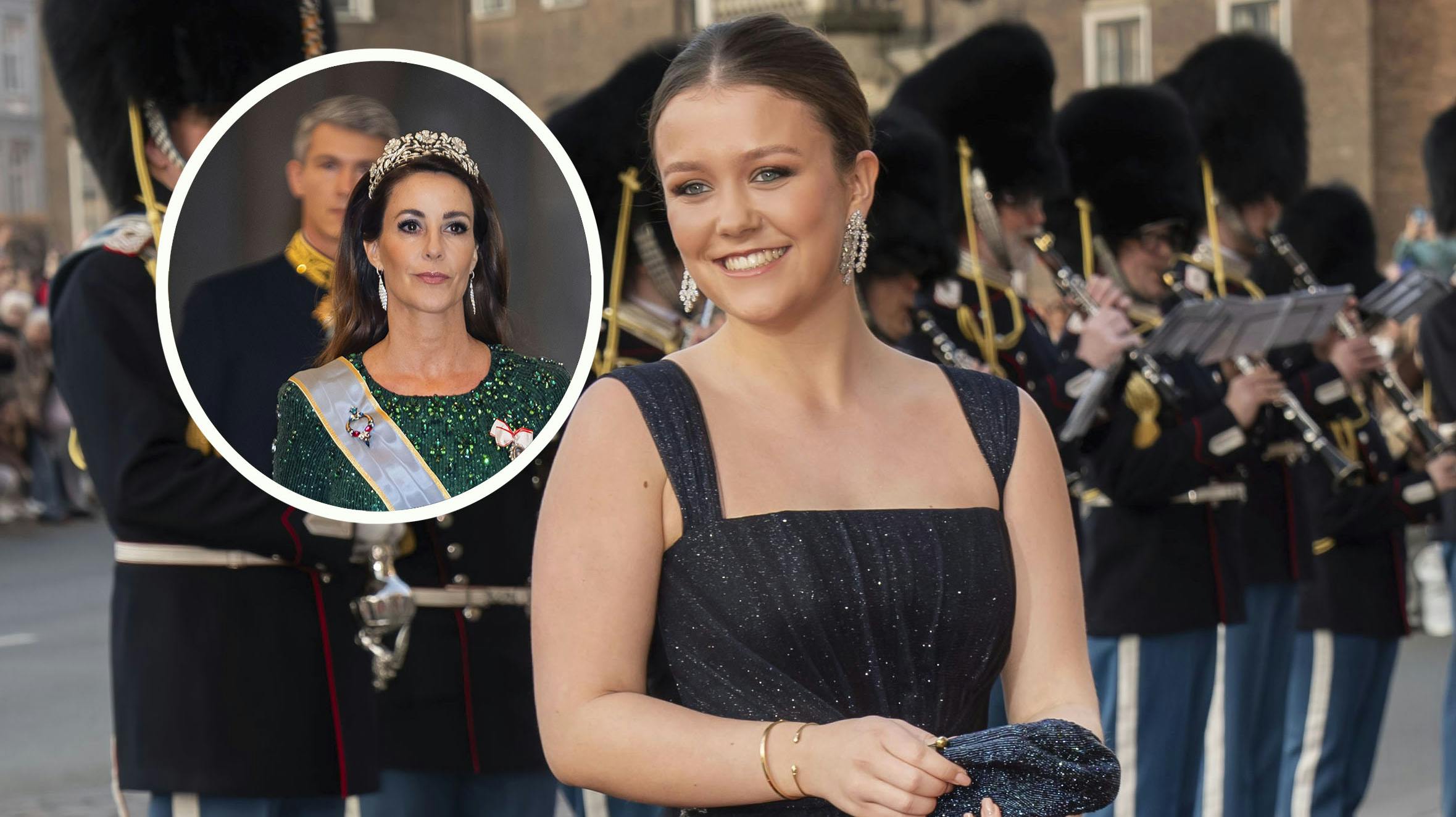 Prinsesse Isabella. Indsat foto af prinsesse Marie med Charles-Henri Keller i baggrunden. 