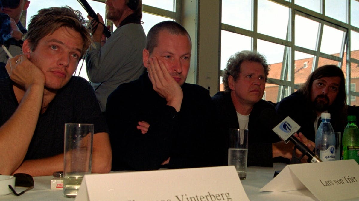 Thomas Vinterberg, Lars von Trier, Søren Kragh-Jacobsen og Kristian Levring.