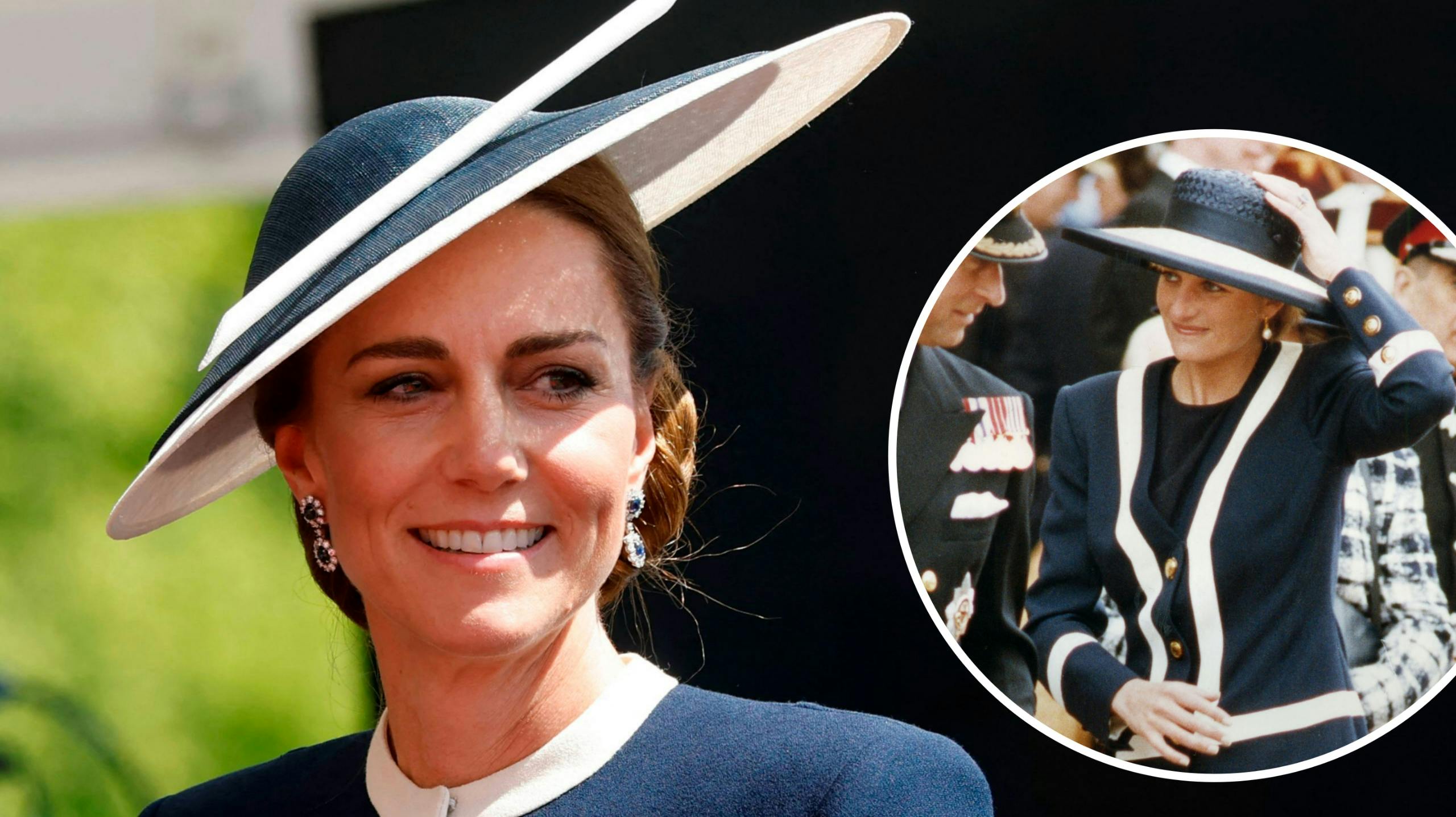 Prinsesse Catherine og prinsesse Diana.