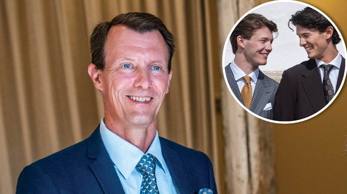 Prins Joachim og sønnerne Felix og Nikolai.