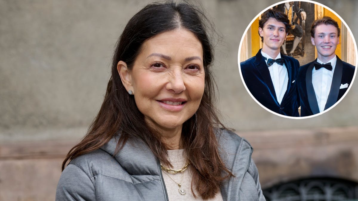 Grevinde Alexandra samt grev Nikolai og grev Felix