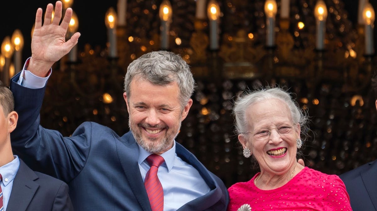 Kong Frederik og dronning Margrethe.