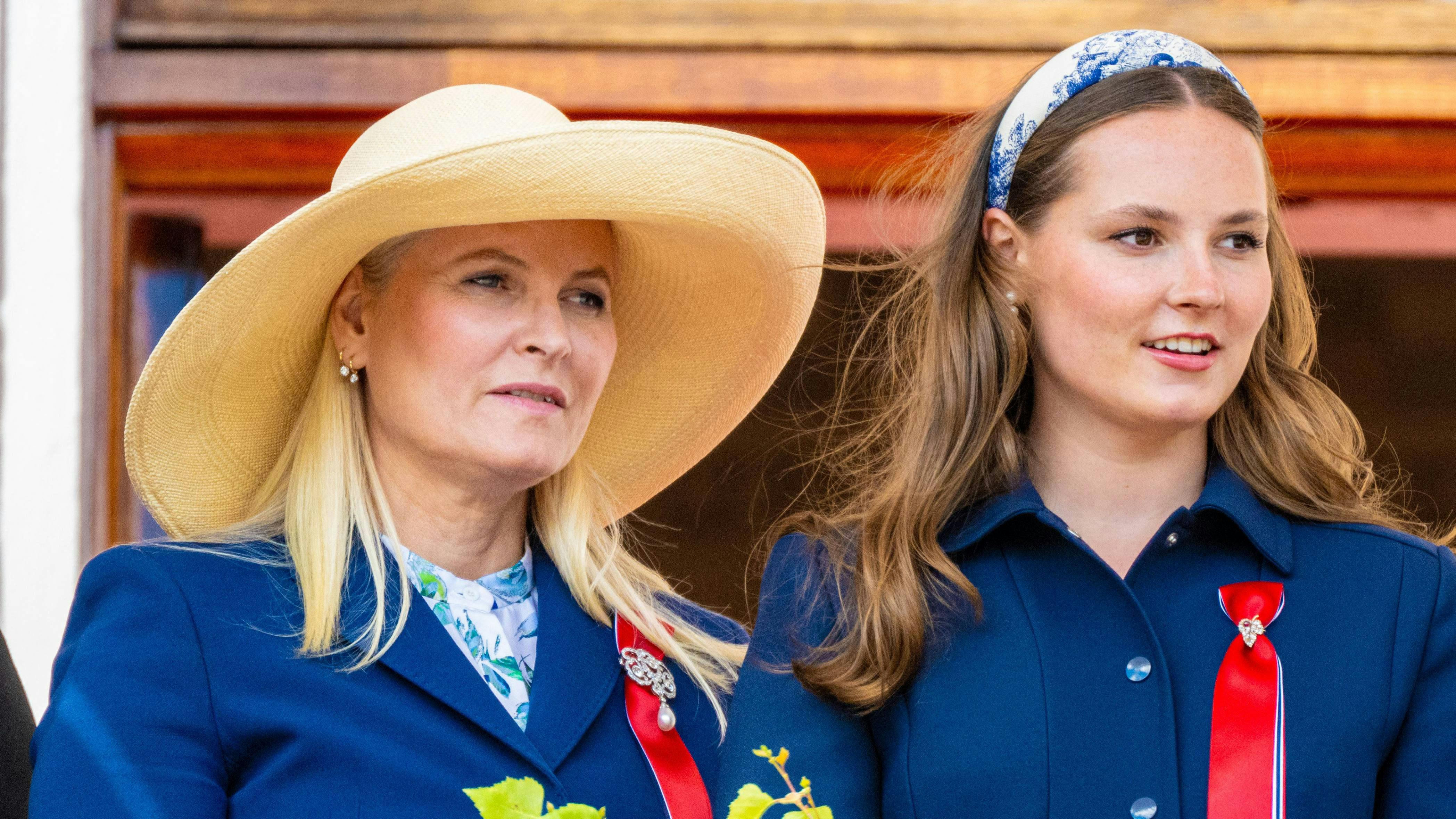 Kronprinsesse Mette-Marit og prinsesse Ingrid Alexandra.&nbsp;