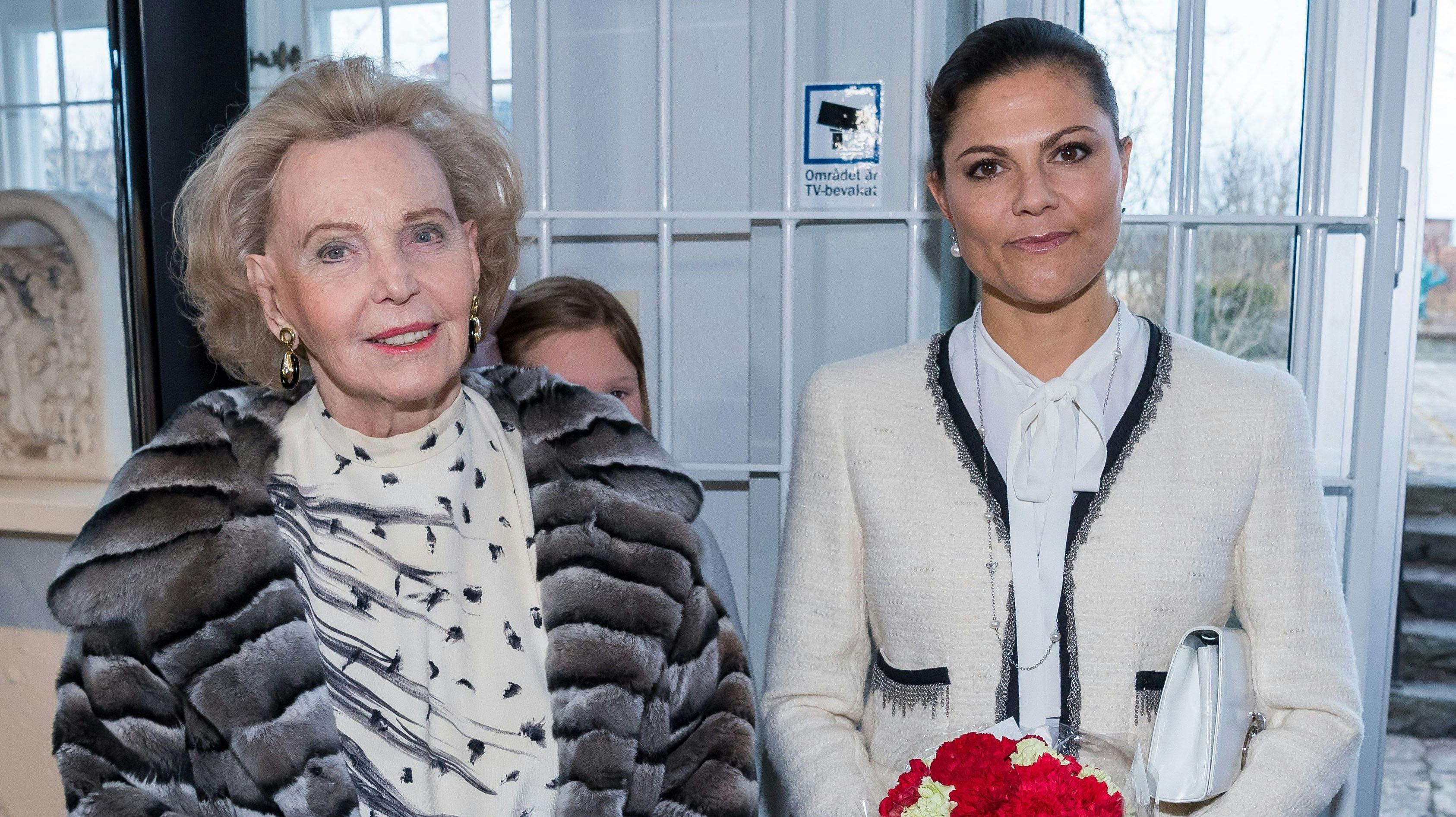 Marianne Bernadotte og kronprinsesse Victoria. 
