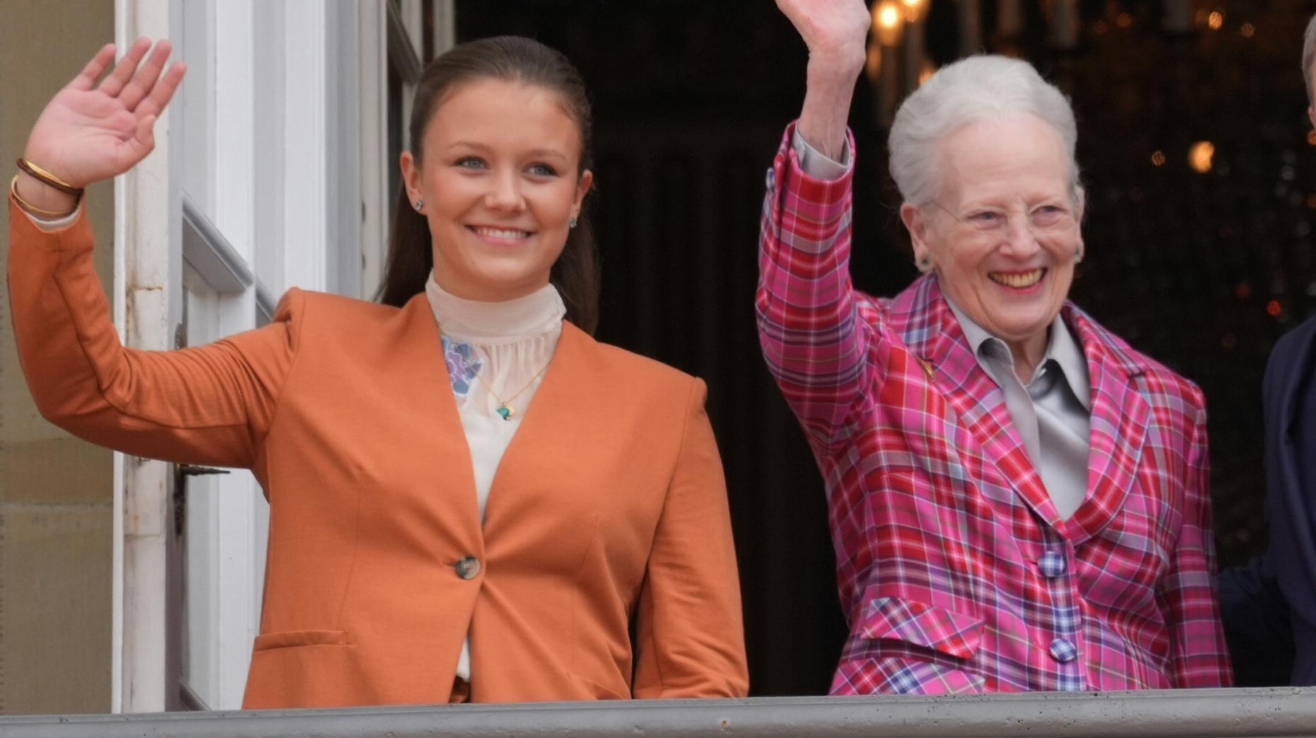 Prinsesse Isabella og dronning Margrethe. 