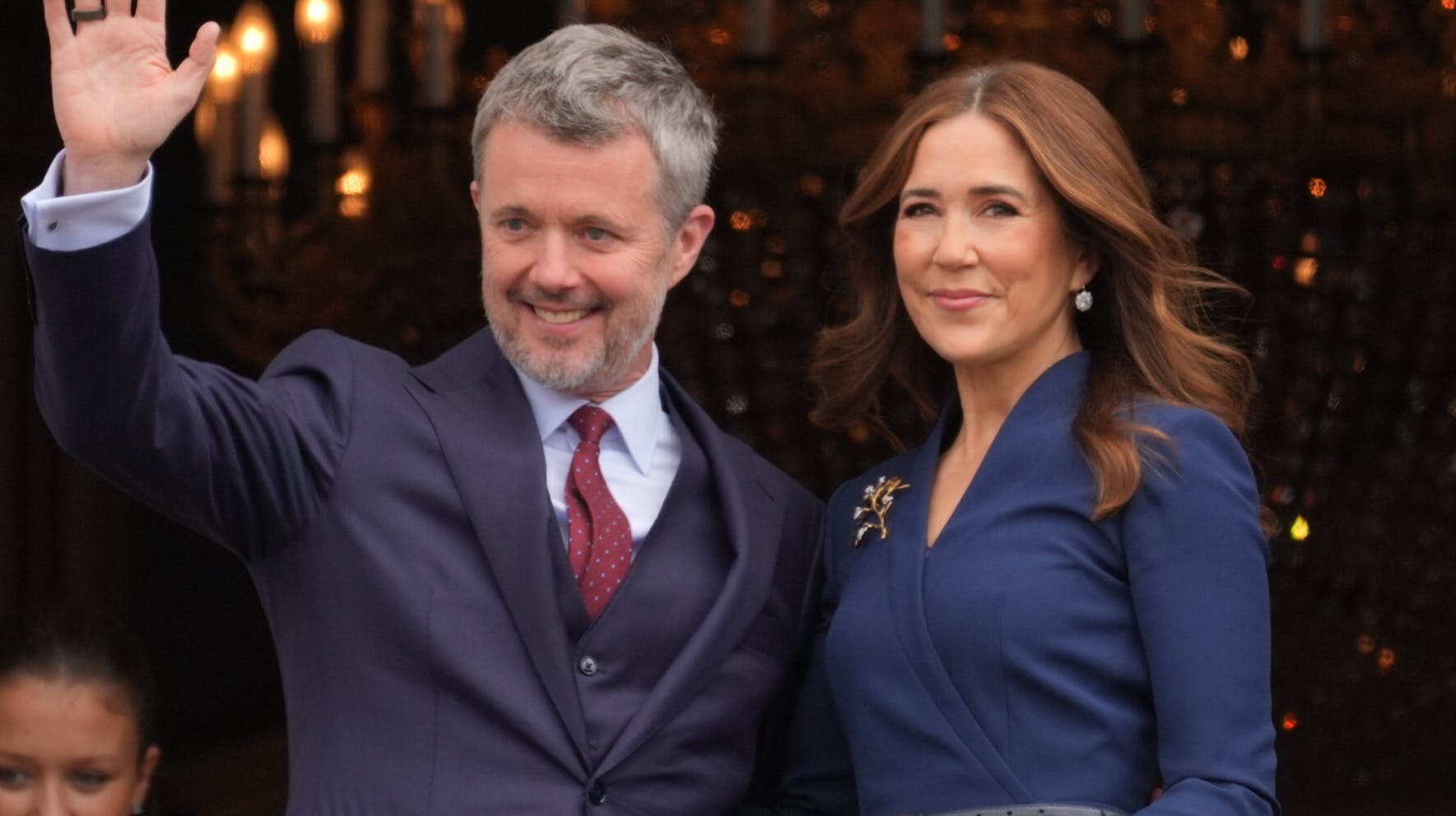 Kong Frederik og dronning Mary. 